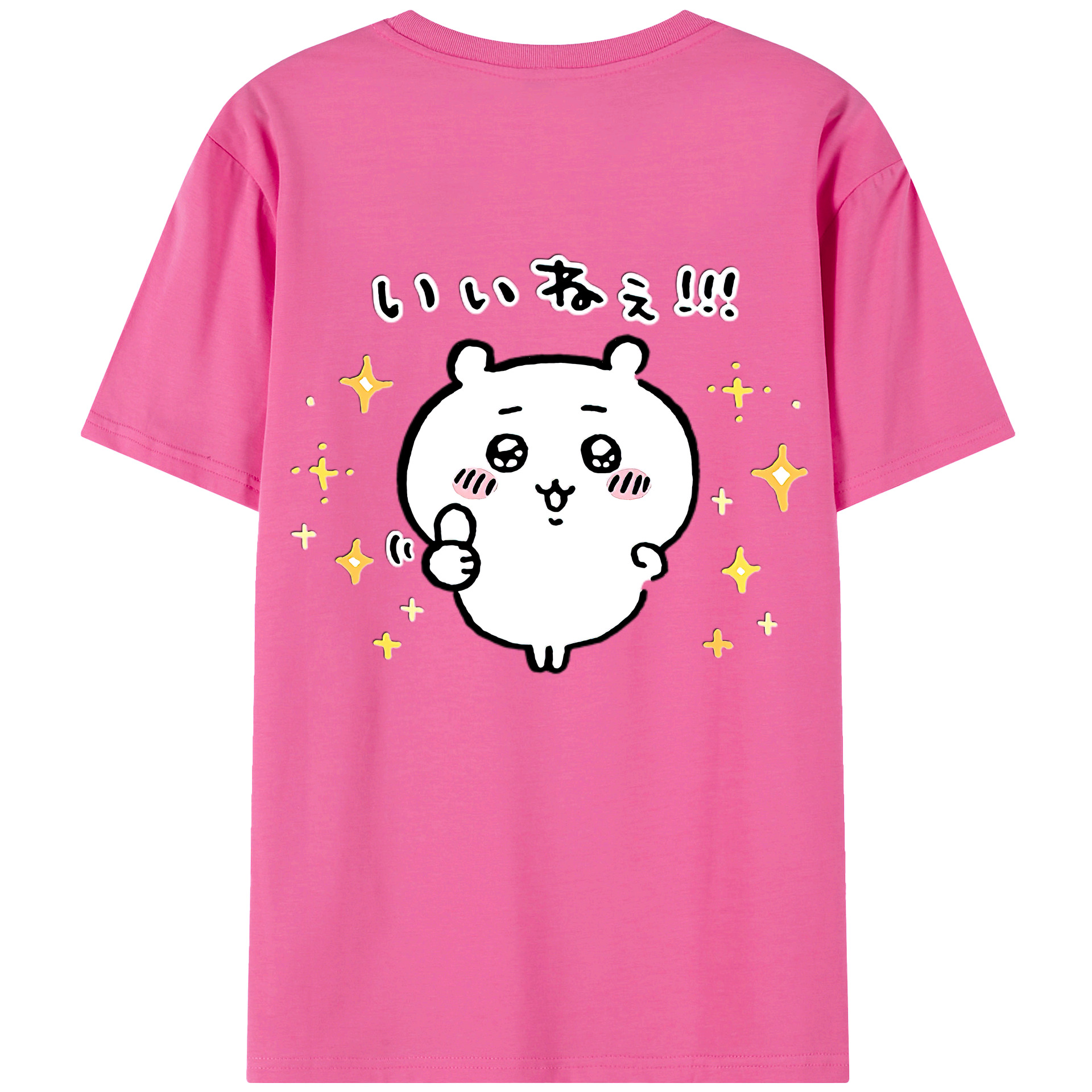 （画像用） ちいかわ ちいかわ Chii-kawa chiikawa レディース半袖Tシャツ(バックプリント)